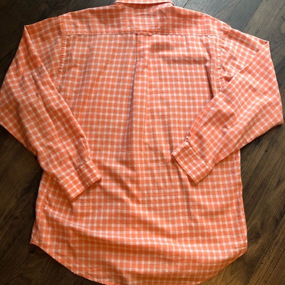 Jimmy & Sook Crab Logo check button down shirt szL - Picture 2 of 5